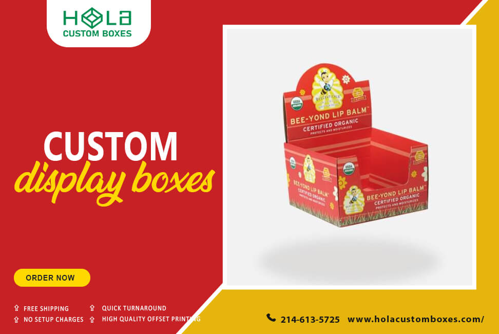 custom display boxes with logo